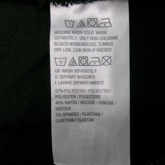 Like New Susan Graver S XS Stretch Ponte Camo Print Pull On Pants Pockets - Picture 7 of 8